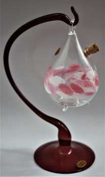 Obstfliegenfalle mit Ständer (lila/ transp.-rosa-weiß)